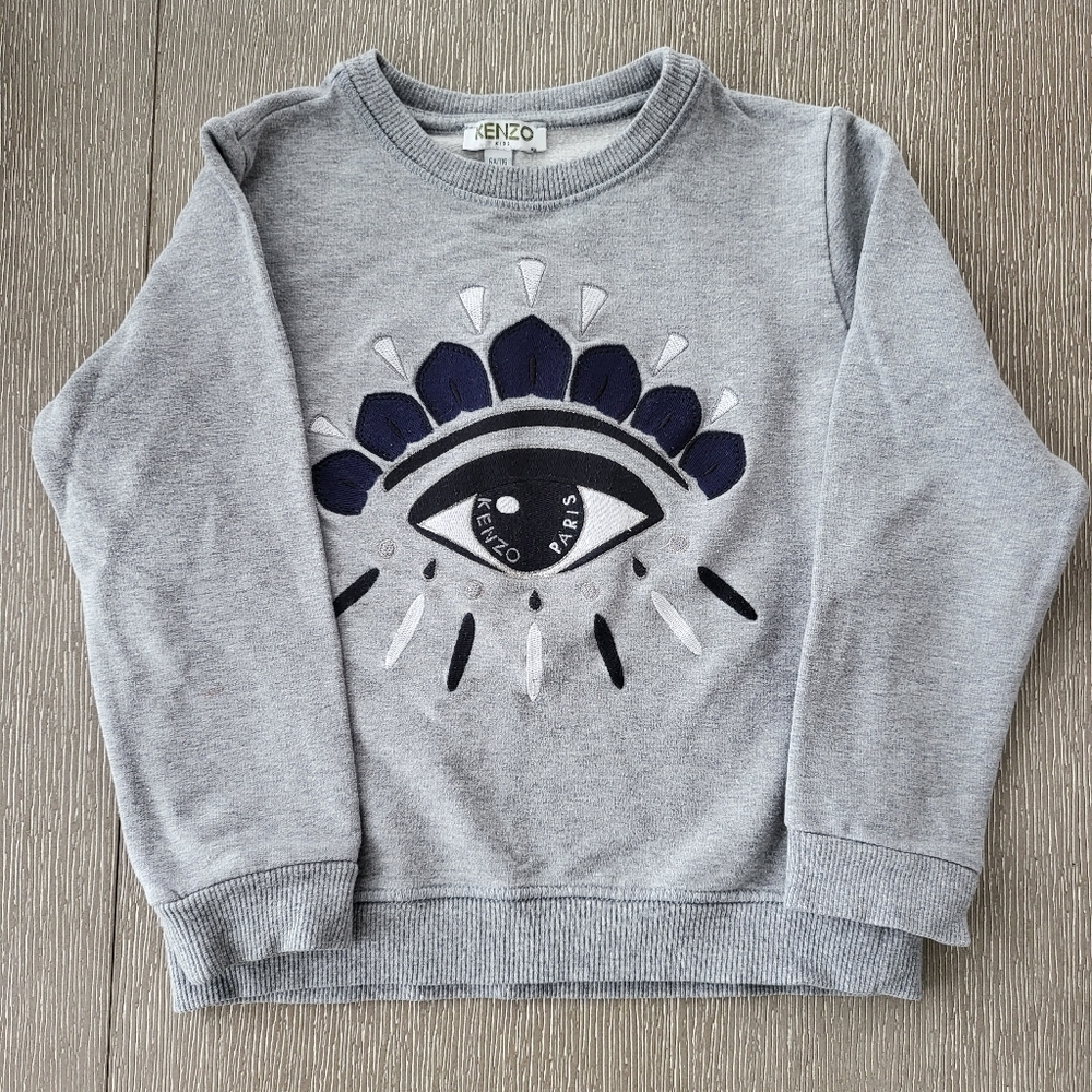 Kenzo kids grey sweatshirt